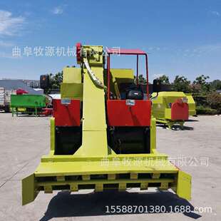 侯马养牛场牛粪清理车自动卸料粪便清理机刮板式清粪车
