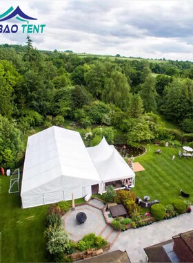 15m跨度出口人字顶活动篷房 铝合金不生锈仓库篷房warehouse tent