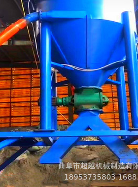 散水泥储灰库负压吸料机 红色软管长距离气力吸灰 出仓倒运