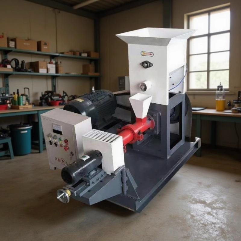 狗粮机饲料膨化机水产、鱼颗粒机狗粮膨化机宠物饲料颗粒机