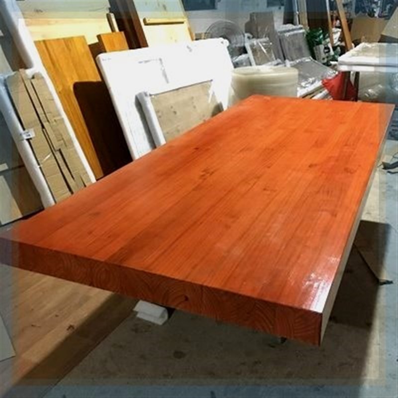 定制实木板整张原木长方形茶台桌面板2米长餐桌吧台面板榆木大板