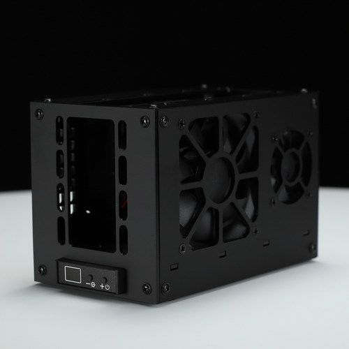 R86S-N305-N100路由散热器R86S三风扇光口软全自动温控调速国伟