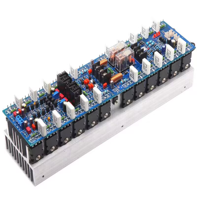 V242大功率2声道专业舞台功放板 24管5200 1943发烧级1000W+1000W