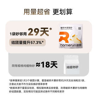 霍曼破碎木薯猫砂强吸水不粘底植物除臭可冲厕所2.5/10KG 包邮