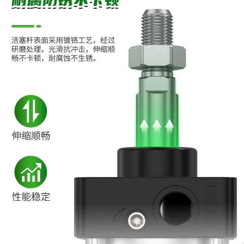 SC63标准气缸大推力SC32/40/50X80/100/125/160X75-S带磁小型气动 - 实物图
