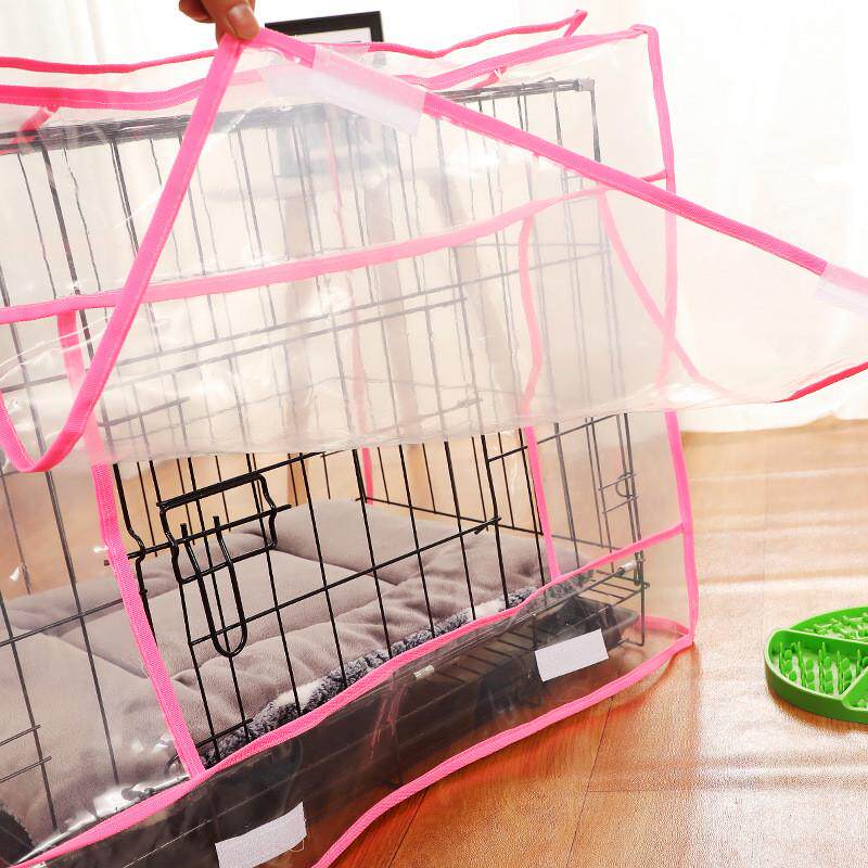 宠物笼子罩子防水防风挡风布防尘保暖狗猫兔笼透明胶套子外罩蚊帐