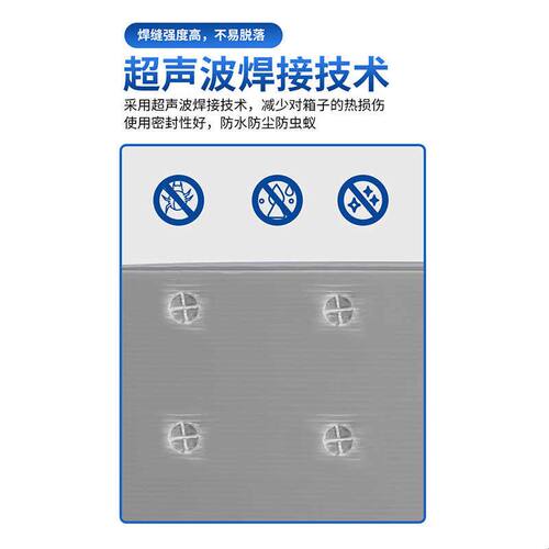 中空板周转箱搬家纸箱收纳折叠防水防潮家用塑料箱搬家打包整理箱