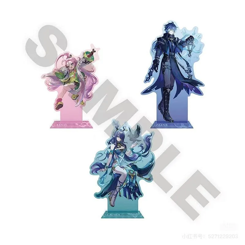 原神周边联名梅田空月之歌空中庭园菲林斯拉乌玛亚克力立牌礼物