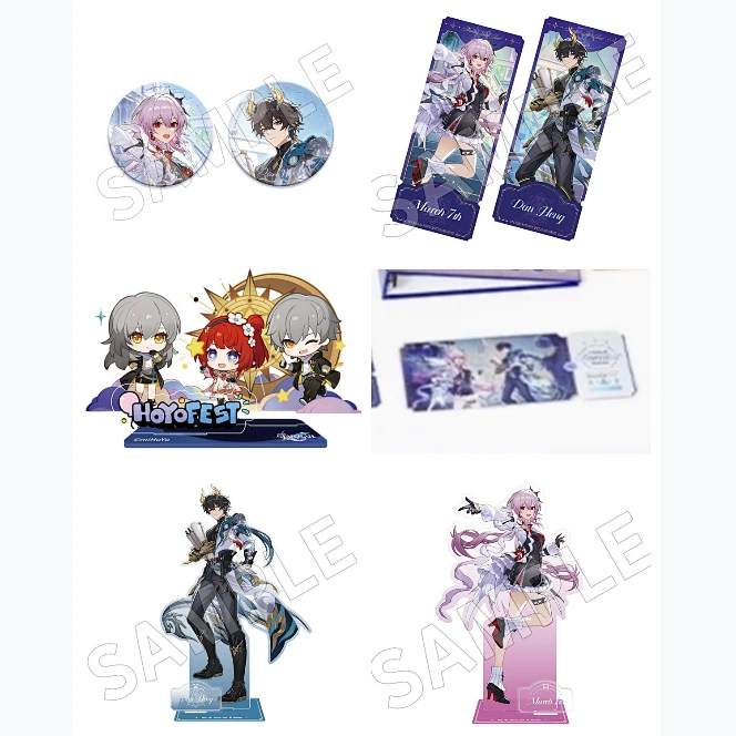 崩坏星穹铁道hoyoland韩国联动周边丹恒长夜月立牌镭射票吧唧礼物