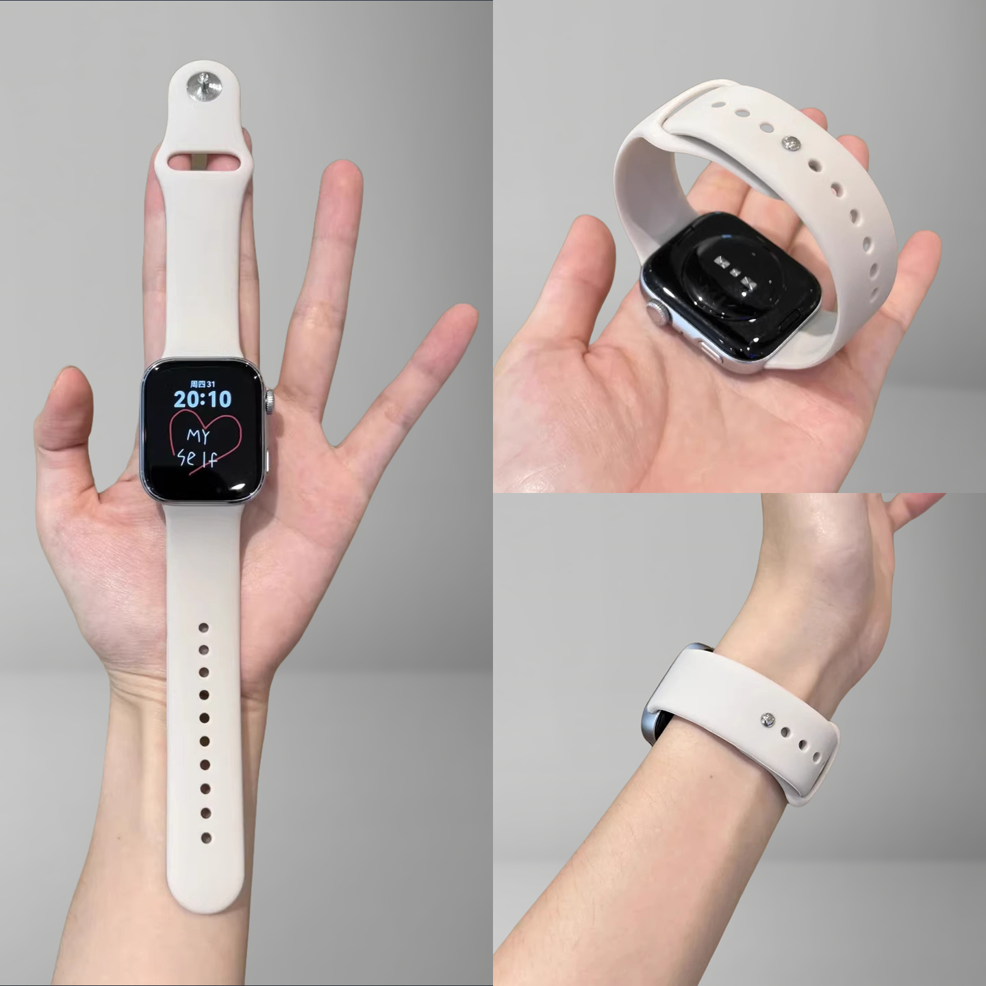 FITX适用于荣耀手表5硅胶表带