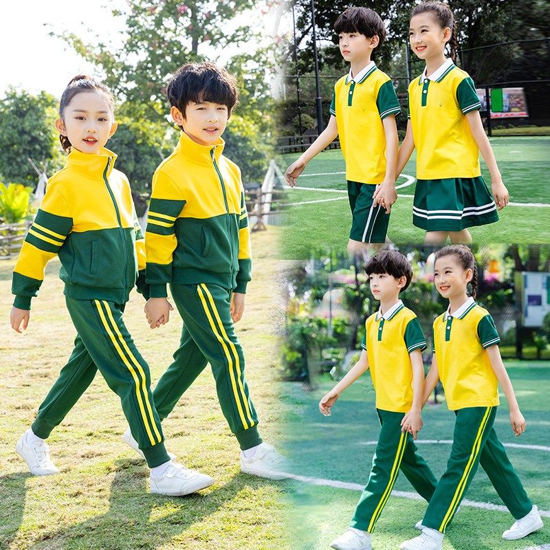 中小学生校服秋冬套装儿童v新品活动运动表演班服幼儿园园服老师