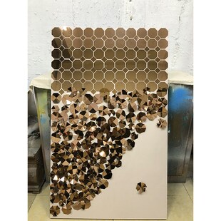 后现代装饰画客厅轻奢挂画银简约大气高档样板房餐厅金属雕花实物