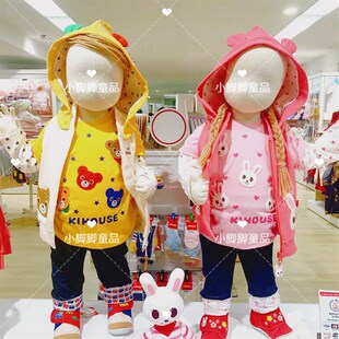 【 帽子可拆卸带吊坠*豪华纯棉马甲】2021P秋新款男女童马甲背