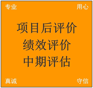 投资项目后评价报告编制 绩效评价 事前事中事后 中期评估 可研