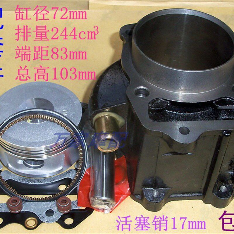 速发C2F50大绵C25车春风250艇王摩托0配件中缸套缸活塞环套塞气缸