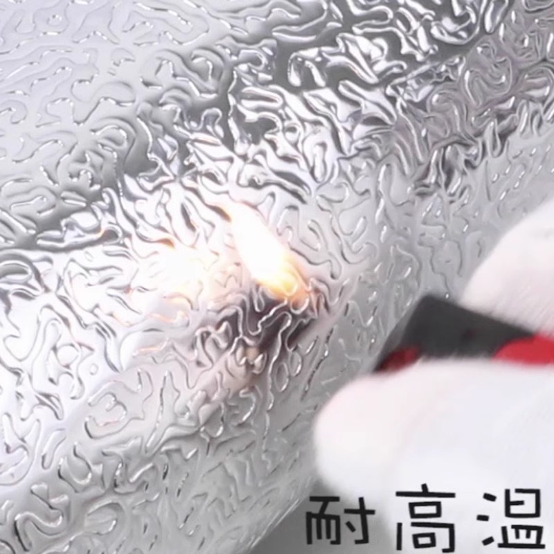 速发厨房不锈钢防油防火铝箔锡纸墙面贴竈台面整体橱柜碗盘柜洗手