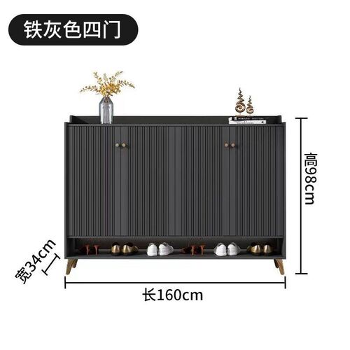 速发202新款鞋柜家用门口入户楼道走廊靠墙收纳储物柜大容量玄关