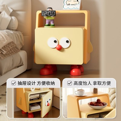 床头柜家用卧室床头置物架儿童房储物F柜创意客厅收纳边柜沙发边