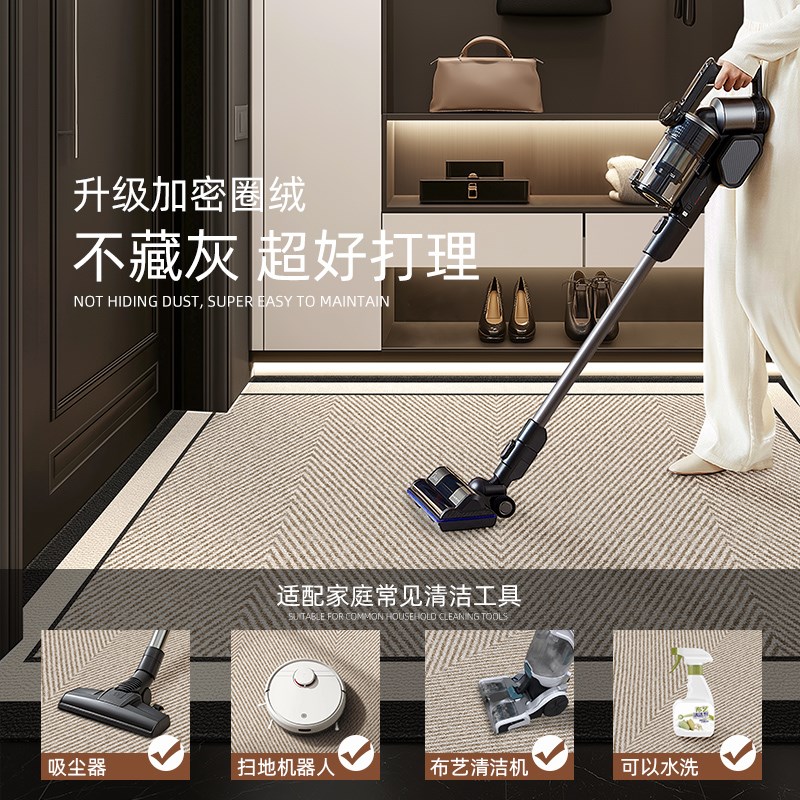 入户门地垫进门h地毯高级门口垫子家用门垫轻奢玄关客厅脚垫可定