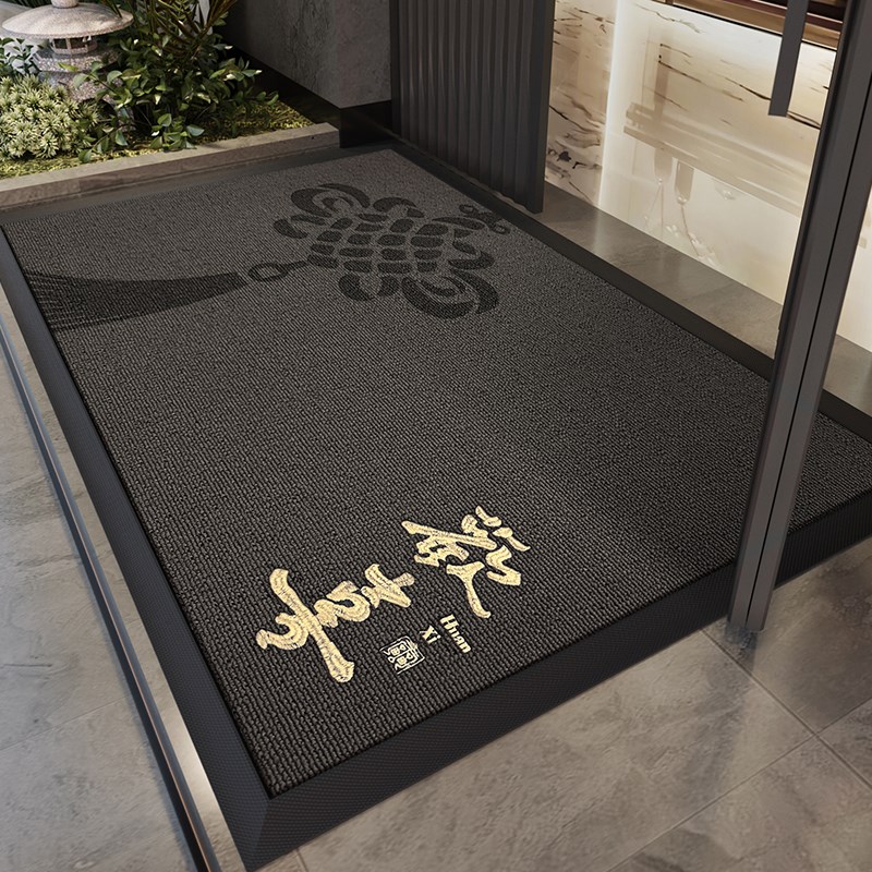 灰色入户门地垫玄关大门口进门脚垫门外防滑除尘耐脏X耐磨门外地