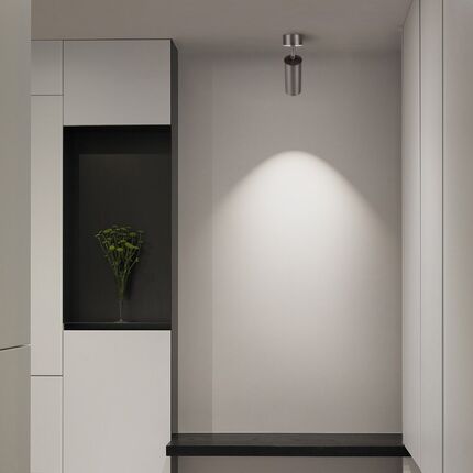 led明装可调角度射灯不锈钢中B古风餐厅玄关背景调角度包豪斯射灯