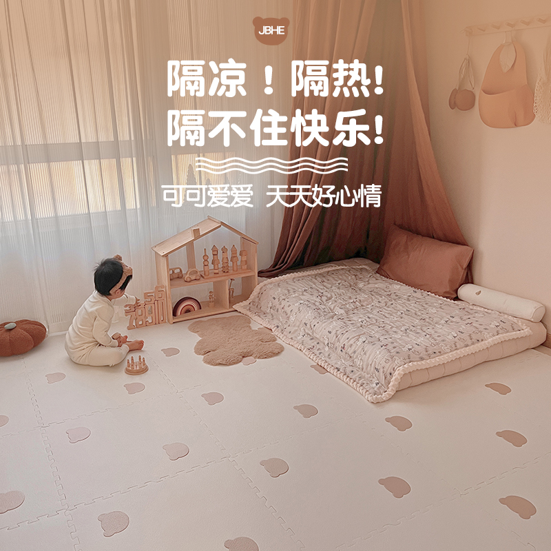 儿童泡沫拼接地垫防摔p婴儿爬爬垫宝宝爬行垫家用拼图游戏垫子全