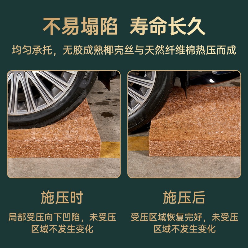 床垫硬垫椰棕垫1.8m1.5米棕榈1.E2米儿童床垫租房专用家用折叠定