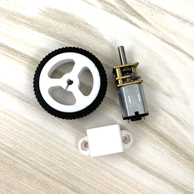 GA12-N20减速电机卧式蜗轮蜗杆微型齿轮马达 3V6VT12V智能小车轮