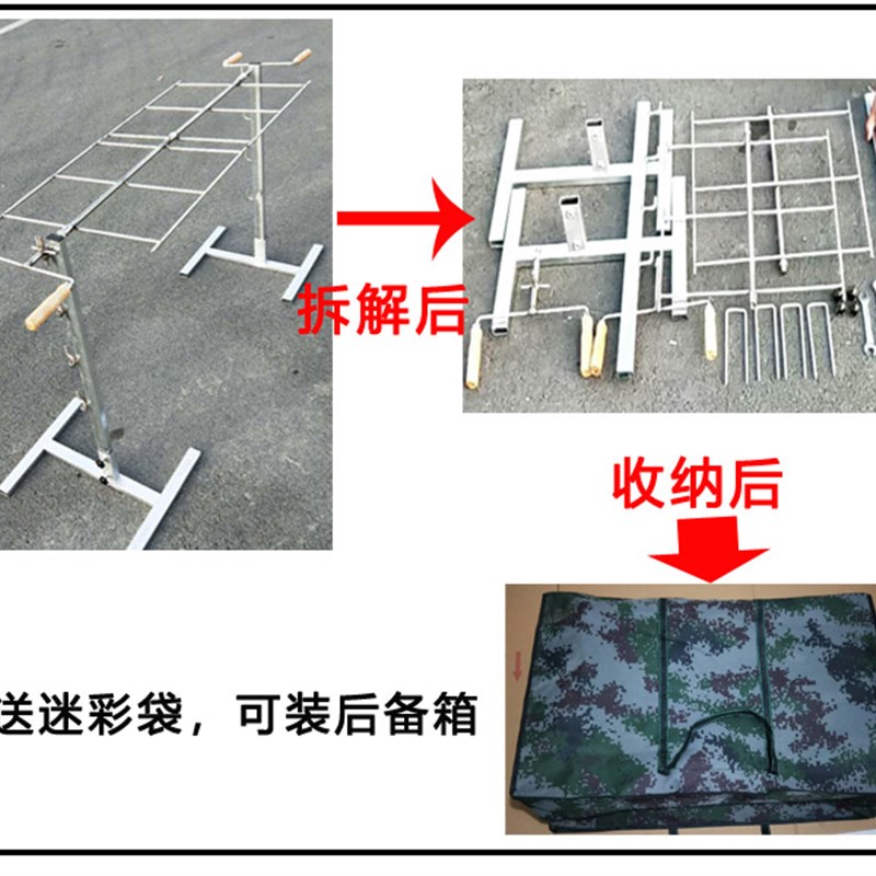 户外简易c不锈钢烤全羊架子加厚木炭乳猪烧烤架拍羊腿排兔子碳烤
