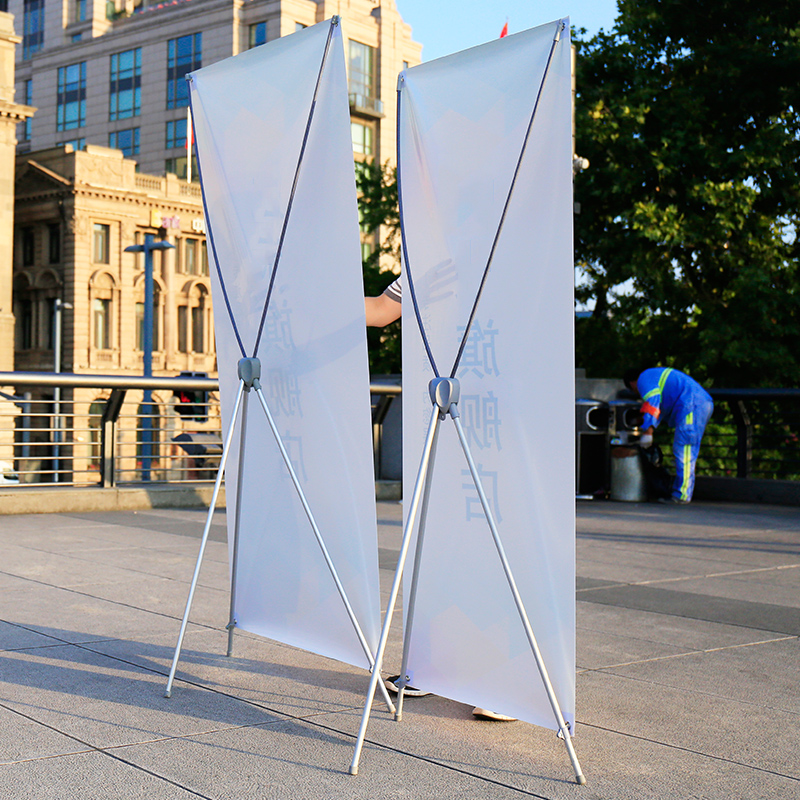 x展架80x180易拉宝门t型展架海报定制展示架支架立式落地广告架牌