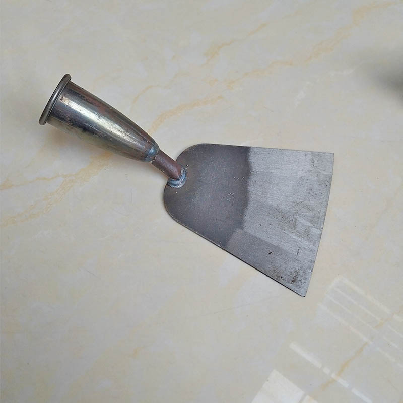 草铲除草专用铲子 铲头r锰钢小铲子 木柄铲老式手工锻打铲家用农