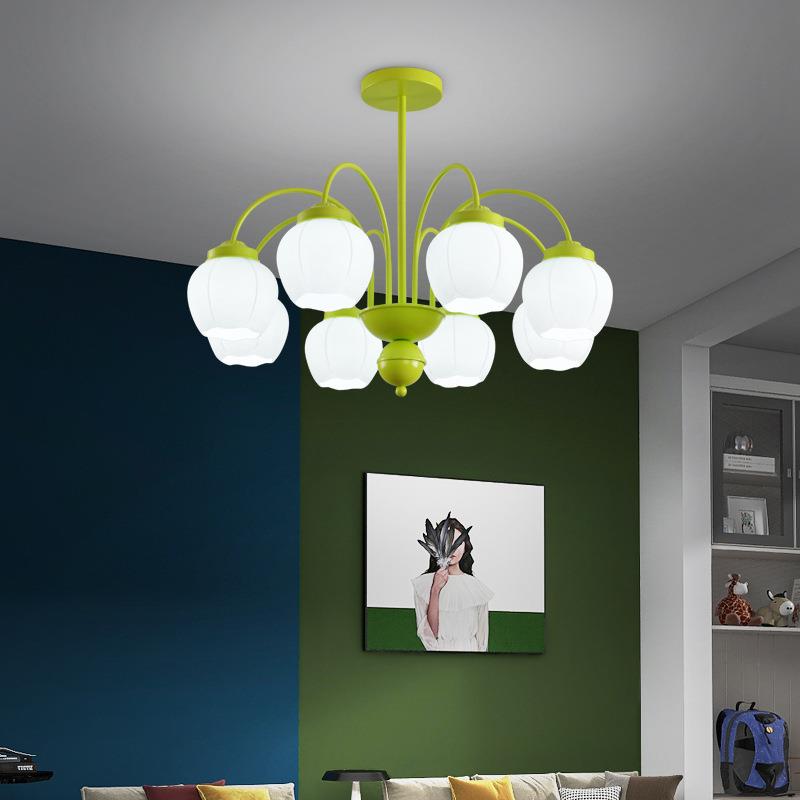 客厅吊灯2023年新款法式奶油风灯具现代简约轻奢极简灯餐厅卧室灯