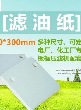 滤纸滤油纸变压器油电厂专用滤油纸整箱300X300270g打孔滤纸
