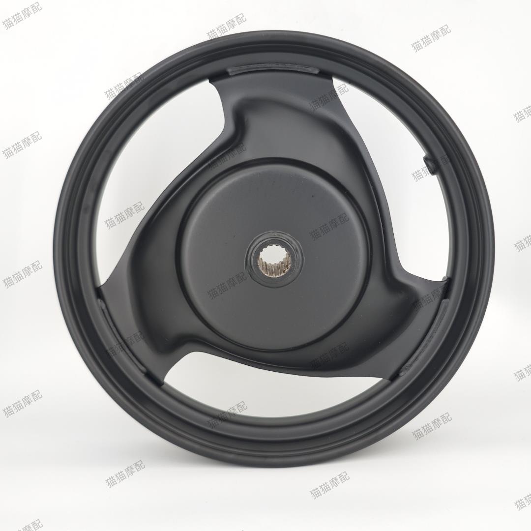 女装踏板摩托车鬼火巧格前轮毂10寸钢圈铁林海福喜花嫁巧格后轮毂
