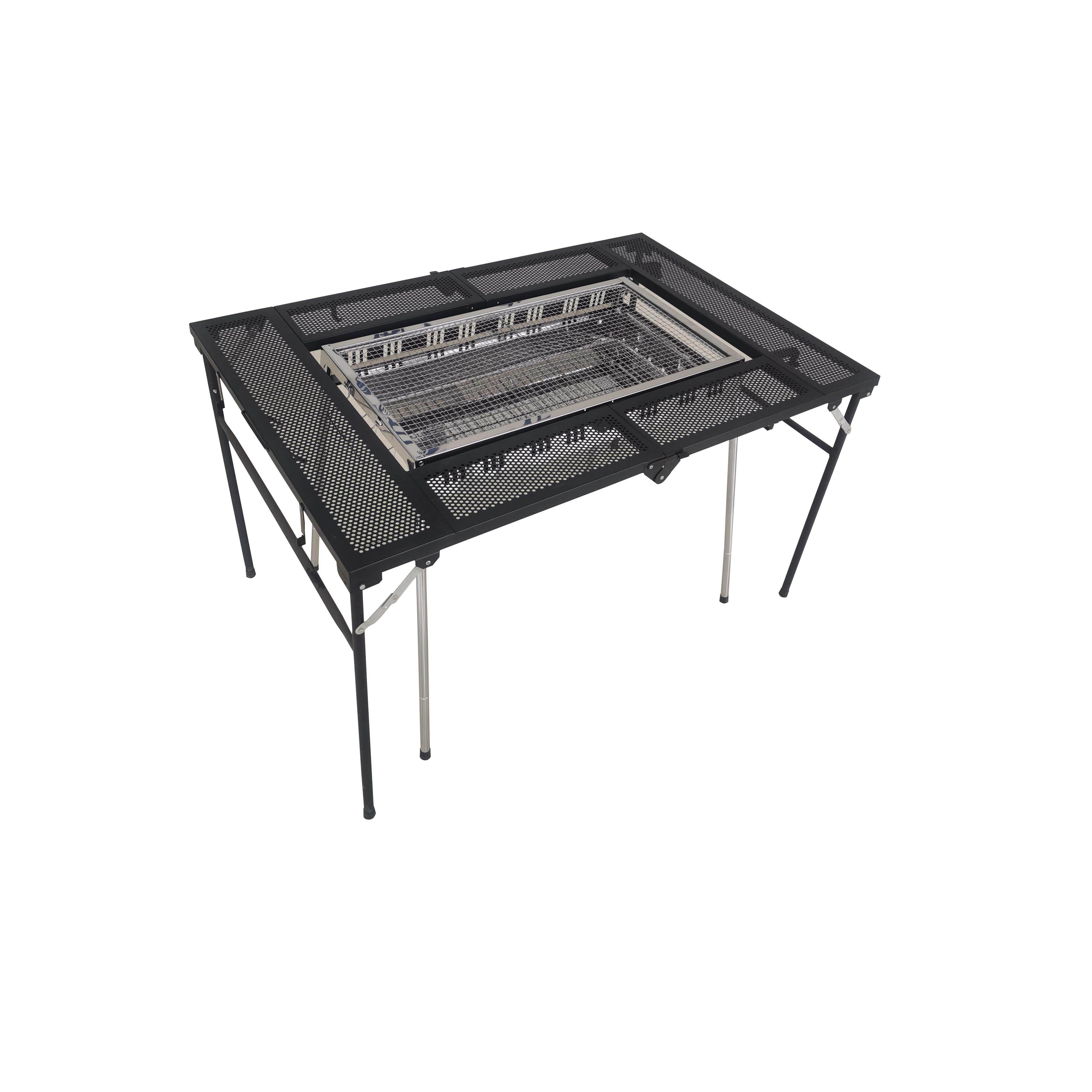 户外烧烤架烧烤桌子长方烧烤炉台面可折叠拆卸脚厂家直供23年新,厨房/烹饪用具,烧烤炉,淘宝优惠券,粉丝福利购,淘宝优惠卷