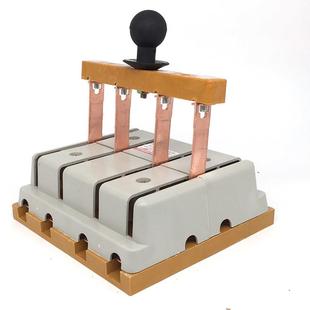 100A闸刀开关380v隔离4P三相电四线双投倒顺刀切换刀双向转换刀闸