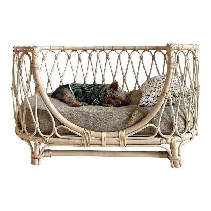 天然真藤编宠物床手工藤条狗猫窝小床四季通用ins儿童宝宝公主床,宠物/宠物食品及用品,猫窝/屋/帐篷/沙发,淘宝优惠券,粉丝福利购,淘宝优惠卷