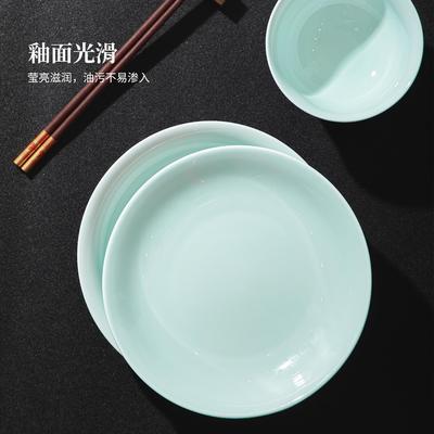 景德镇釉下彩2025新款高颜值碗碟家用新款高白瓷陶瓷餐具套装乔迁