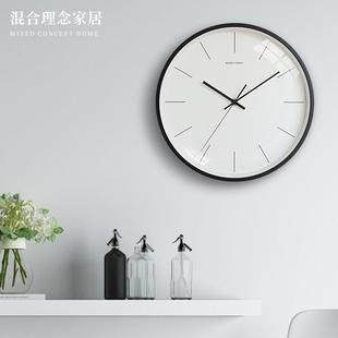 极简挂钟高级感客厅现代简约家用时钟墙钟高颜值2024新款 意式 钟表
