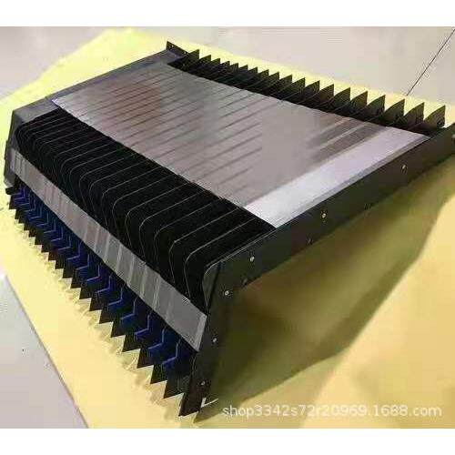 机床设备柔性风琴防护罩环轨油缸风琴防护罩伸缩式方形风琴罩