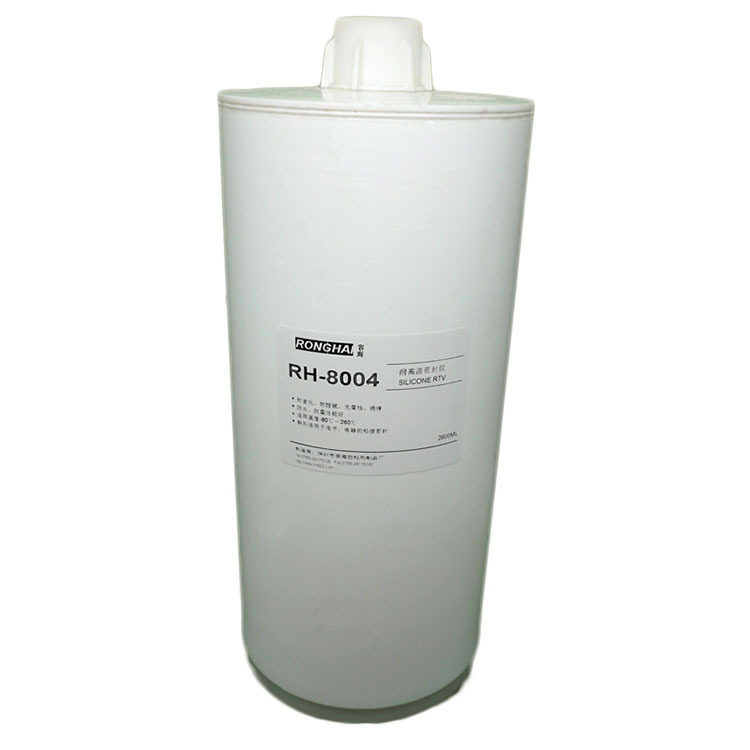 绝缘阻燃单组份密封硅胶 704大支硅胶乳白色有机硅胶 2600ml
