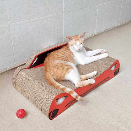 直销新款icle益蔻贵妃榻古典沙发瓦楞纸猫抓板工厂色可选欧式红色