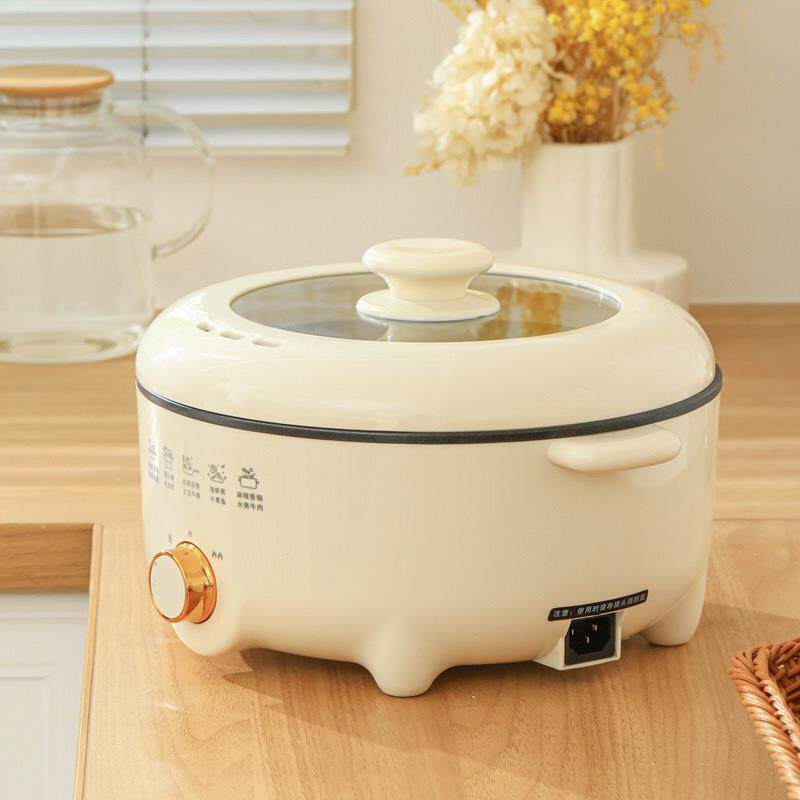 直销新款电火锅3L家用多功能电热火锅大容量一体锅不粘电煮锅电炒