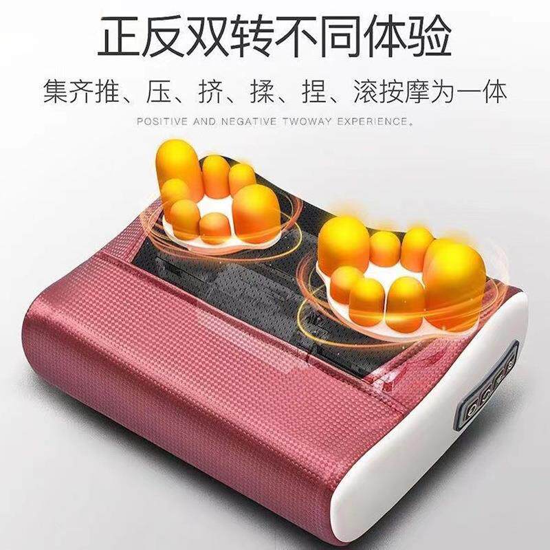 直销新款 颈椎按摩仪揉捏按摩枕颈部肩部腰部全身按摩器舒缓电动