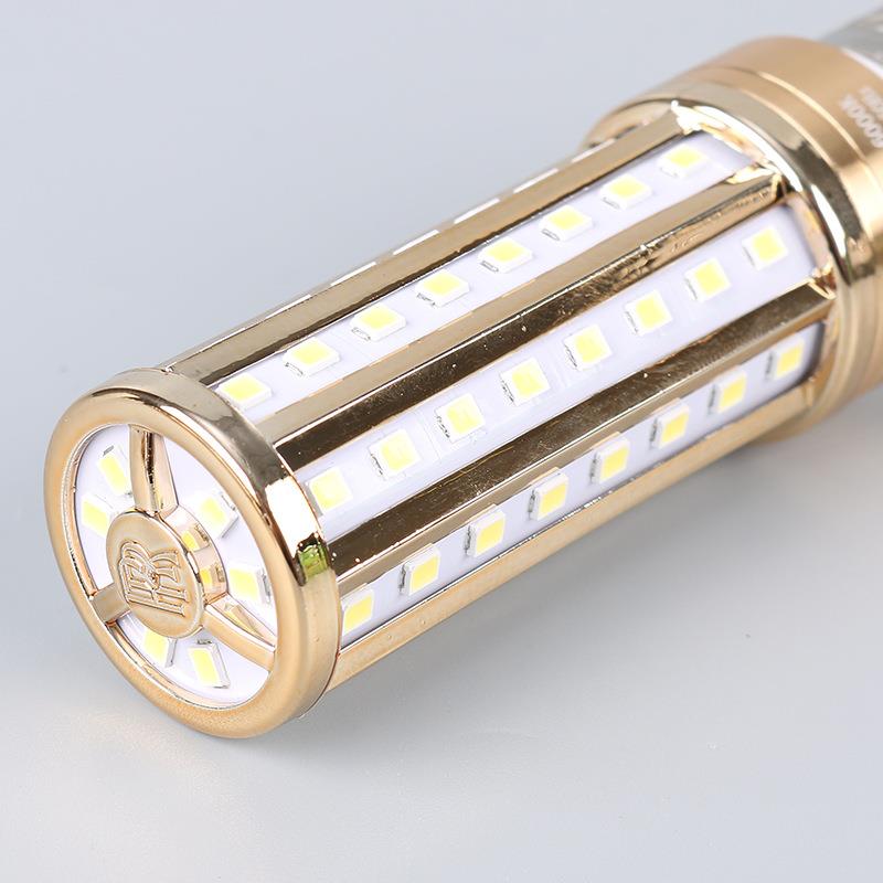 直销新款led玉米灯泡三色变光E14小螺口E27家用照明超亮吊灯光源