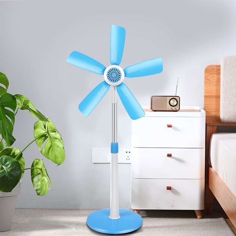 家用床头电风扇迷你静音学生宿舍办公室站立伸缩式小型五叶落地扇