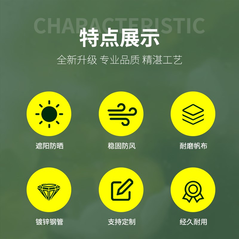 酒席帐篷帆布防水加厚油布雨棚停车棚家用户外遮阳棚流动专业摆摊