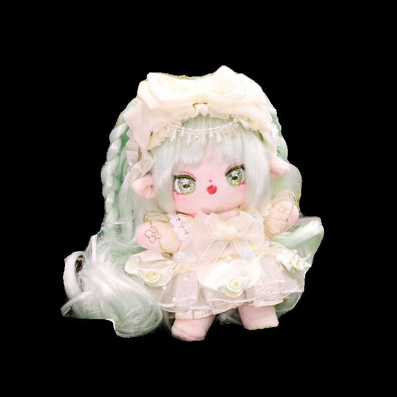 20cm棉花娃娃哒思带骨架鞋子diy娃衣换装玩偶新款毛绒可爱套装