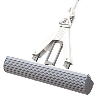 2024新款 大号胶棉拖把地拖头免手洗家用海绵拖把 净吸水对折式