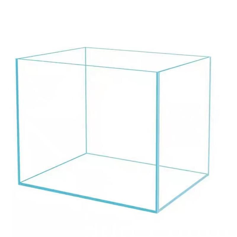 金晶五线超白鱼缸客厅生态缸溪流缸高清超白缸透明玻璃鱼缸定制